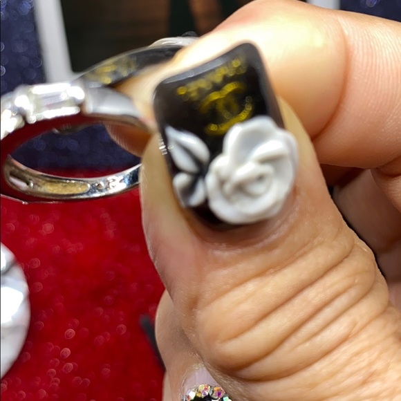 Princess cut 18k white Gold overlay She say yes !! 💎💋🍾rings - Picture 12 of 17